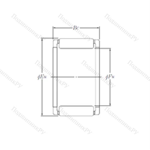 Подшипник игольчатый радиальный PK 15?21?11.8X 1
