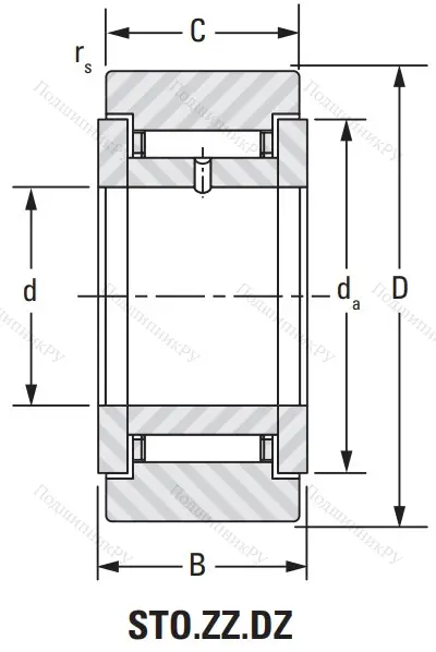 Подшипник STO 45 ZZ DZ