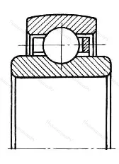 Подшипник  3850095 размер 5x13x6
