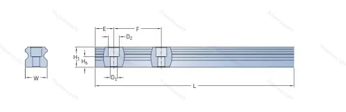 Направляющая LLTHR 15 P 5 в Брянске