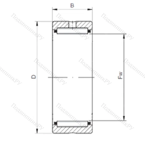 Подшипник игольчатый радиальный RNA 6905
