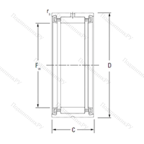 Подшипник игольчатый радиальный RNA 4907.2RS