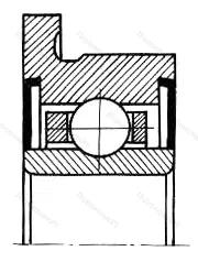 Подшипник  880027 размер 7x22x7