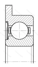 Модификация подшипника 46-860706Ю1 размер 30x72x16/18