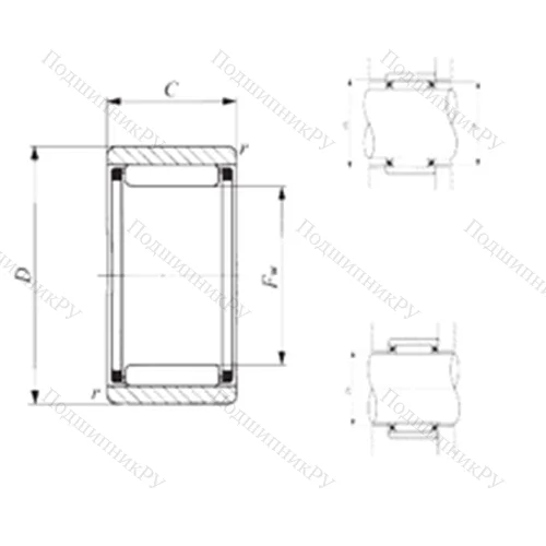 Подшипник игольчатый радиальный