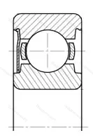 Подшипник 634Z.P 5 размер 4x16x5,5