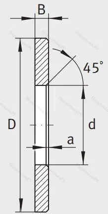 Игольчатый подшипник кольцо упорное LS 6590