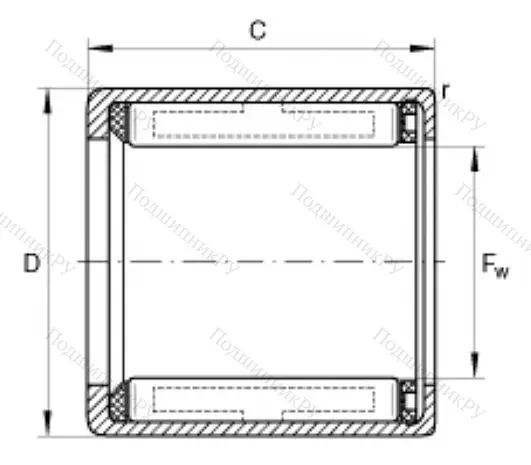 Подшипник обгонной муфты обгонная муфта HF 3020- L 564