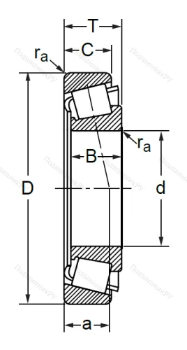 Конический роликовый подшипник 7310 А (СПЗ-9) в Брянске