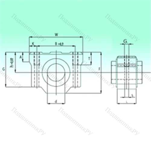 Подшипник шариковый линейный SCV 50 от производителя  NBS