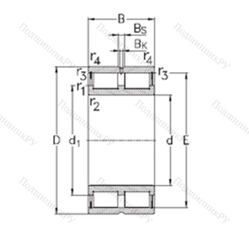 Подшипник роликовый радиальный NNCL 4924-V