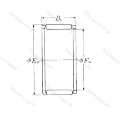 Подшипник игольчатый радиальный WJ-222816
