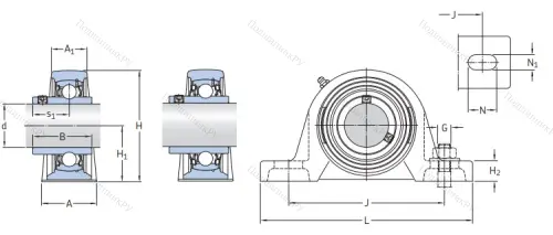 Подшипниковый узел SY 60 TR в Брянске