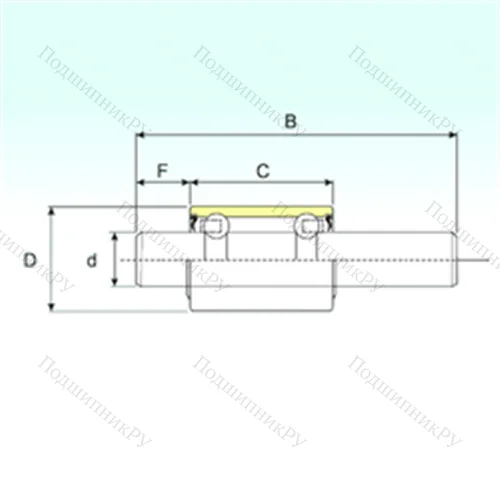 Подшипник шариковый радиальный