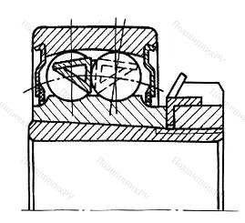 Подшипник 2209E-2RS 1K+H 309 размер 40x85x39