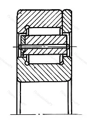Модификация подшипника 22320М размер 100x215x47