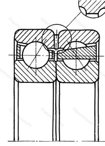 Модификация подшипника 3286848Д 