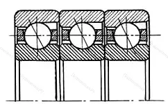 Модификация подшипника 6-666322Е1 размер 110x240x150 от производителя  ГПЗ-1