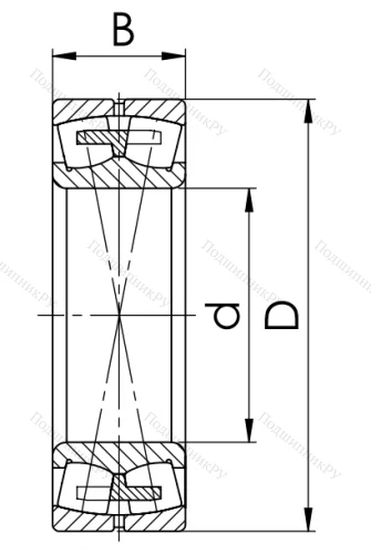 Сферический роликовый подшипник 3520 Н (22220 MBW 33) в Брянске