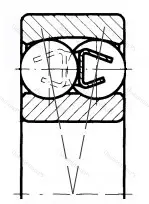 Модификация подшипника 6-1612Ш размер 60x130x46