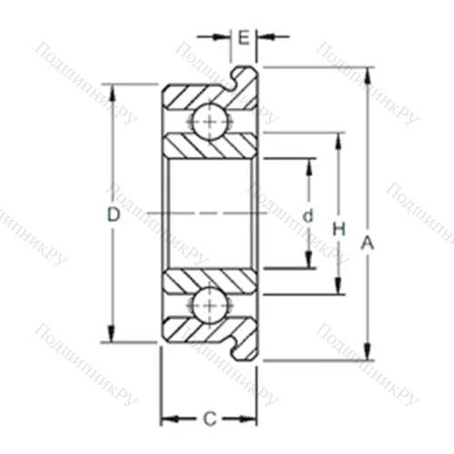 Подшипник шариковый радиальный