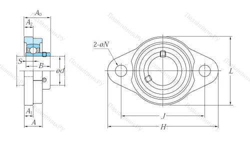 Подшипниковый узел UFL 002 JE 1 в Брянске