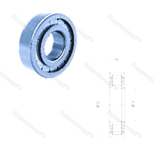 Подшипник роликовый радиальный NUP 310FNR/C 3