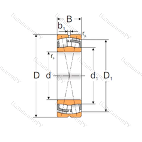 Подшипник роликовый радиальный самоцентрирующийся 22216 W 33