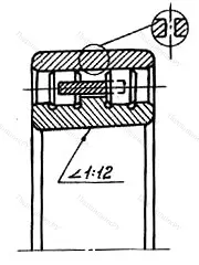 Модификация подшипника 4-3182122 размер 110x170x45 от производителя  ГПЗ-1