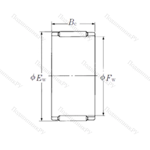 Подшипник игольчатый радиальный FBNP-91213