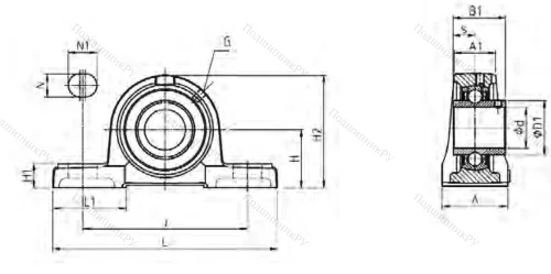 Подшипниковый узел UCP 216 в Брянске