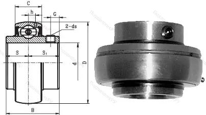 Корпусный подшипник UC 203 в Брянске