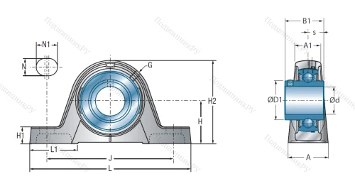 Подшипниковый узел UCPE 210 в Брянске