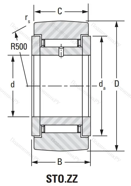 Подшипник STO 45 ZZ