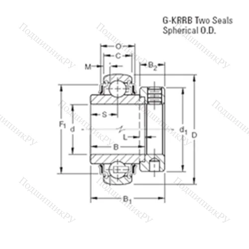 Подшипник шариковый радиальный