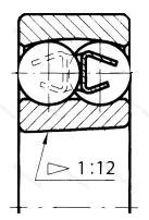 Подшипник  1212K (111212) размер 60x110x22