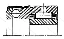 Модификация подшипника 5-484078-K 1 размер от производителя  ГПЗ-3