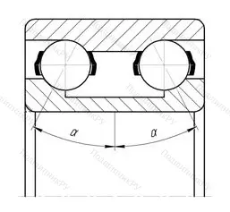Подшипник  3210 (3056210) размер 50x90x30,2