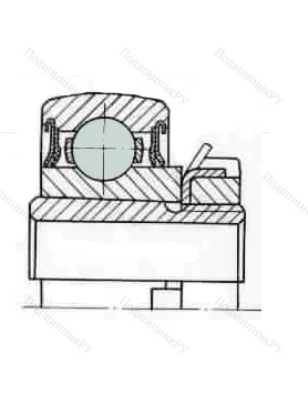 Шариковый однорядный подшипник 1680204 в Брянске