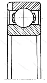 Модификация подшипника 5-940705 размер 25x52x12