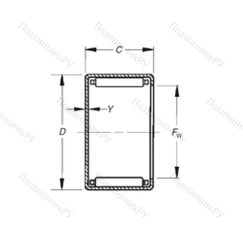 Подшипник игольчатый радиальный M-26161