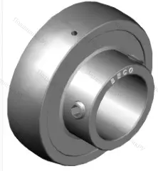 Высокотемпературный корпусной подшипник UC 205 BHTS ZZ C 4 200° BECO в Брянске