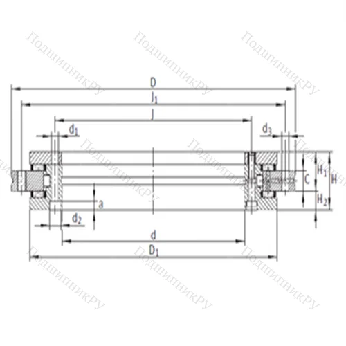 Подшипник комбинированный YRT 950