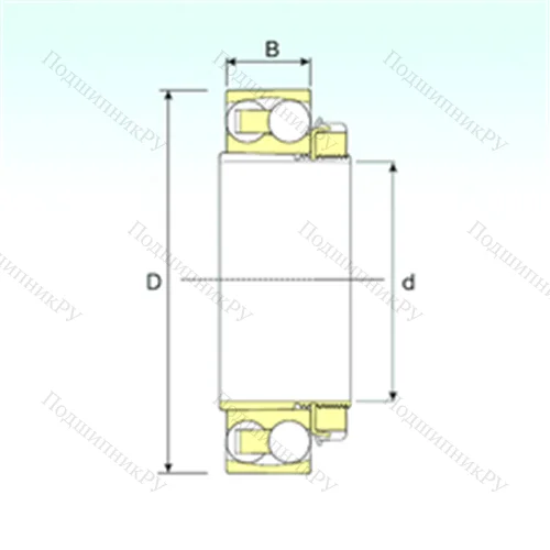 Подшипник шариковый радиальный самоцентрирующийся 1311 KTN 9+H 311