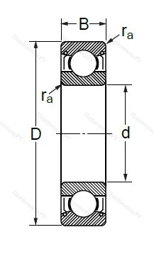 Шариковый однорядный подшипник 80318 (6318 ZZ) в Брянске