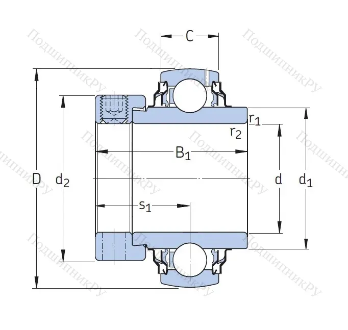 Корпусный подшипник