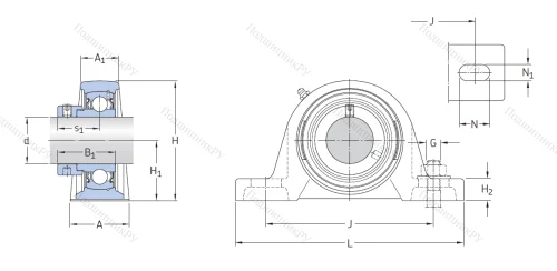 Подшипниковый узел SY 25 FM в Брянске