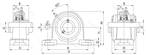Подшипниковый узел UCP 205 в Брянске