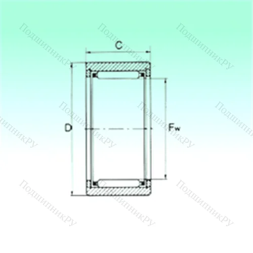 Подшипник игольчатый радиальный NK 5/10 TN
