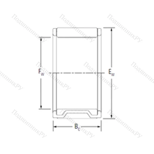 Подшипник игольчатый радиальный RV 253432